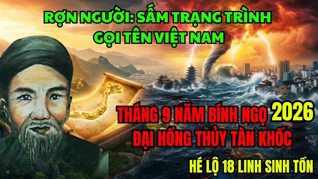 RỢN NGƯỜI: Sấm Trạng Trình Chỉ Rõ 