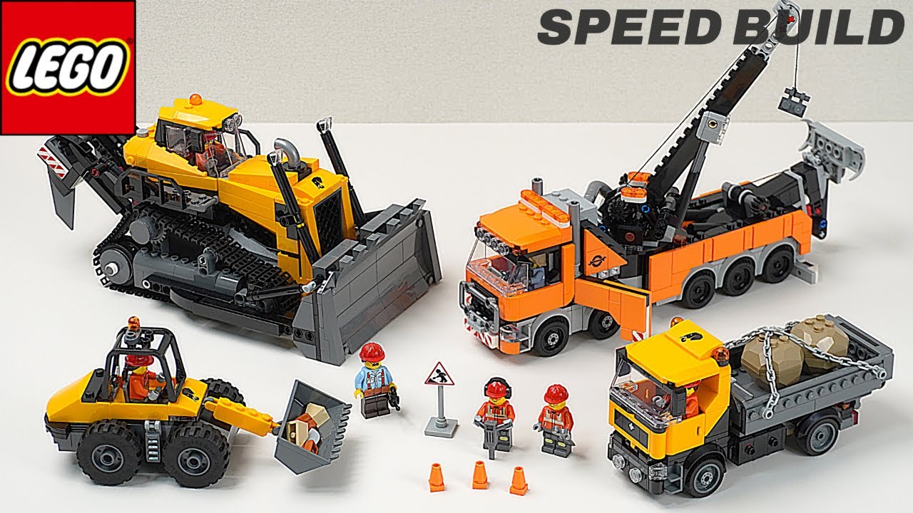 All LEGO City 2025 Construction Sets Compilation Speed Build