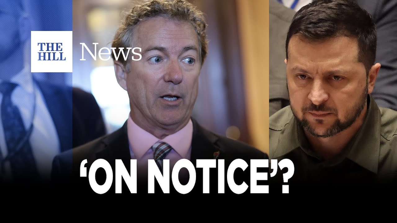 WATCH: Rand Paul CHASTISES Ukraine AID In Government Spending Plan, Puts Leadership 'ON NOTICE'