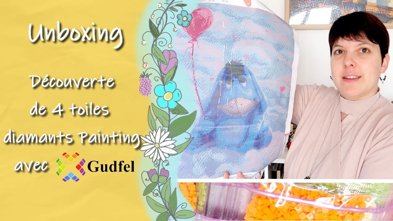 [Unboxing] Une pluie de toiles de Diamants Painting 🎆