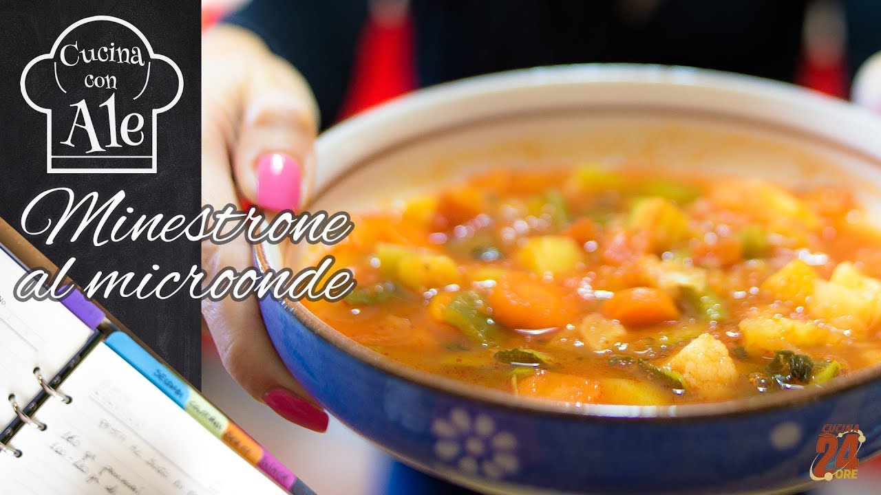 Minestrone al Microonde in 20 Minuti, Saporito e Senza Pensieri. Speciale Cottura al Microonde