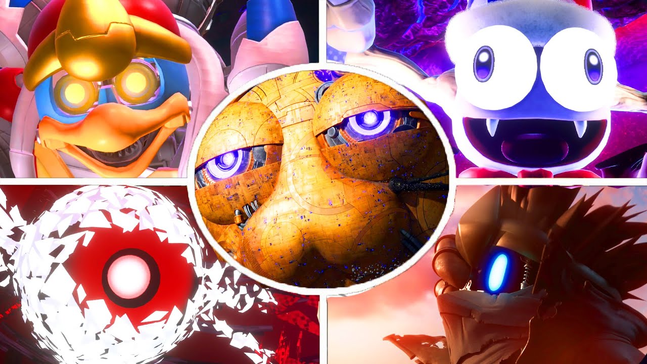 Kirby Air Riders - All Bosses  + Endings