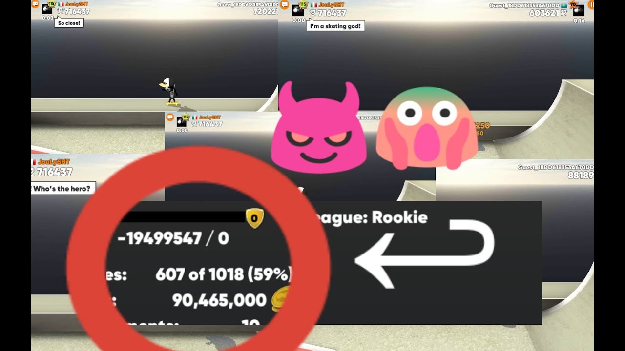 HACK STICKMAN SKATE BATTLE UNLIMITED MONEY CASH AND LEVEL | Android & iOS