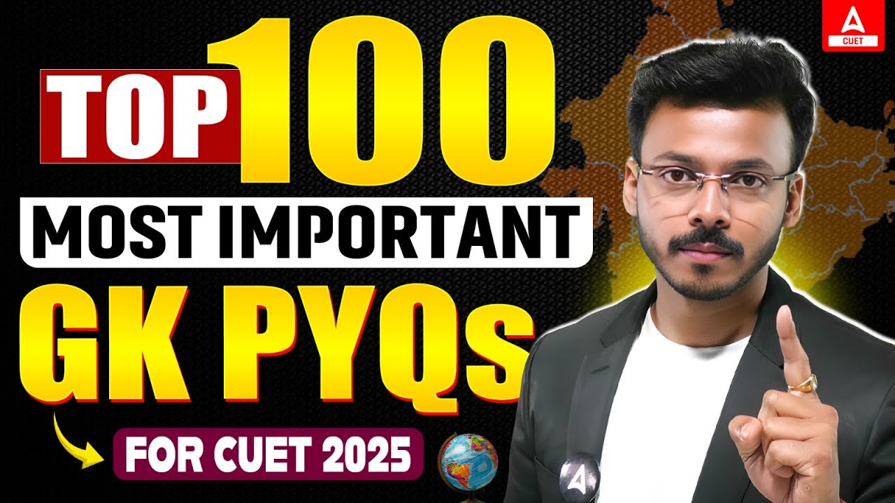 CUET GAT 2025 | Top 100 Most Important Questions | GK Previous Year Questions | By Harsh Sir