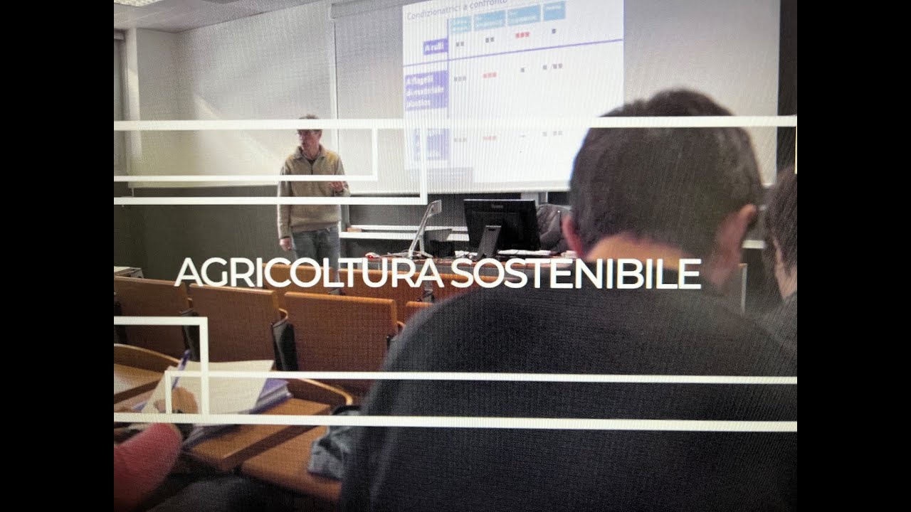 LAUREA TRIENNALE IN AGRICOLTURA SOSTENIBILE