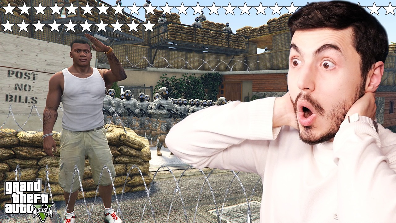 FRANKLİN EVİNE KORUMA ORDUSU ÇAĞIRDI! POLİSLER BİLE KORKUYOR! GTA 5 MODS