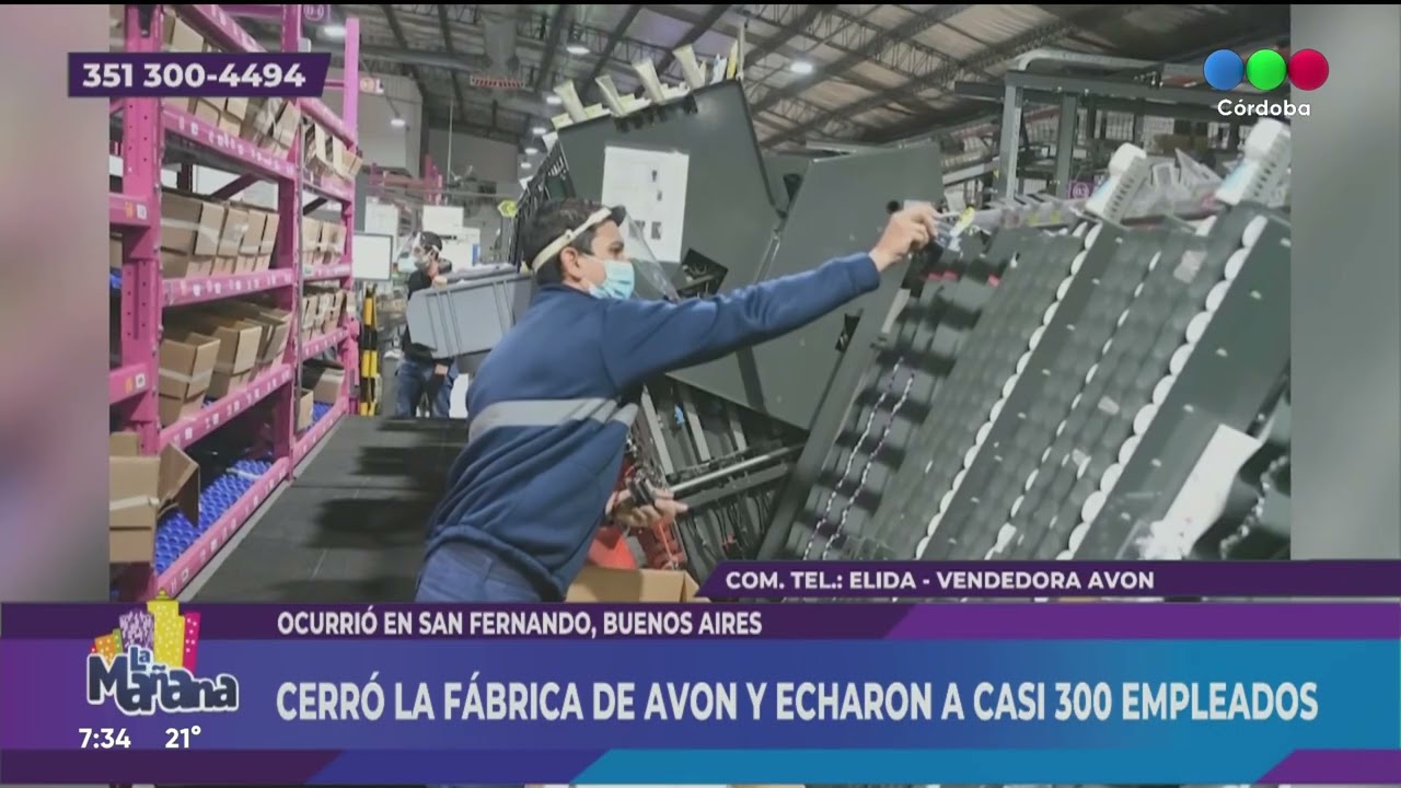 CERRÓ LA FÁBRICA DE AVON Y ECHARON A CASI 300 EMPLEADOS: ELIDA -    VENDEDORA DE AVON
