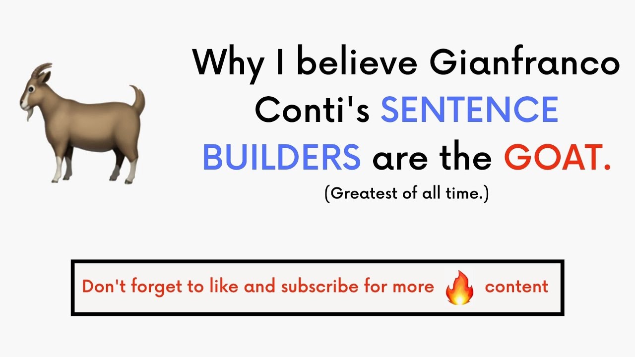 Why I LOVE Gianfranco Conti's Sentence Builders!! + Extra Support/Challenge!!!
