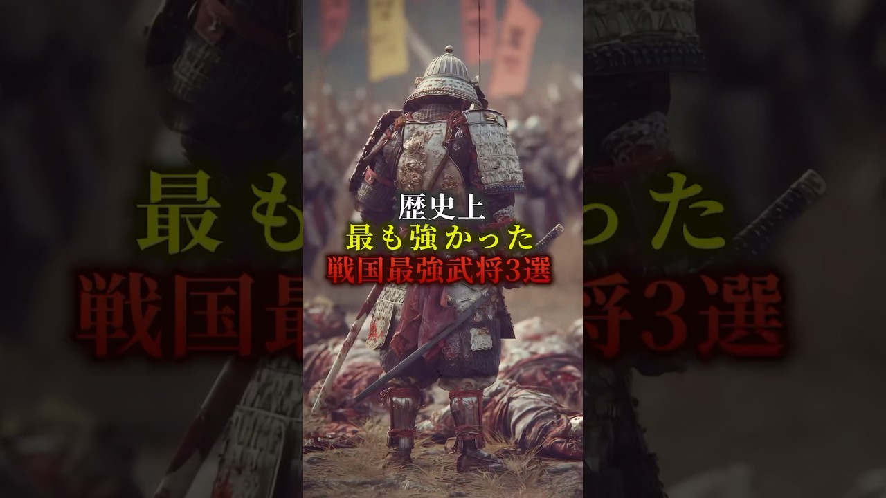 歴史上最も強かった戦国最強武将3選　#歴史 #都市伝説