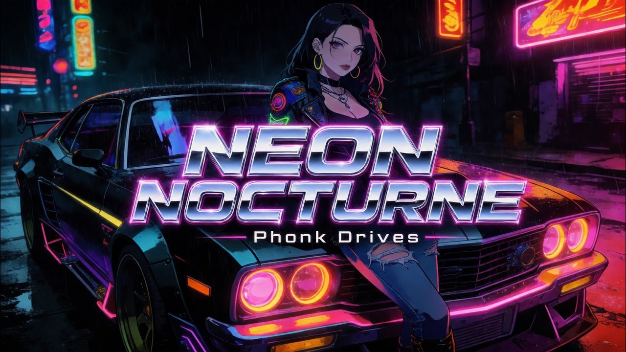 Phonk Drives: Neon Nocturne | Drift Phonk Mix Slowed & Reverb for Night Drives
