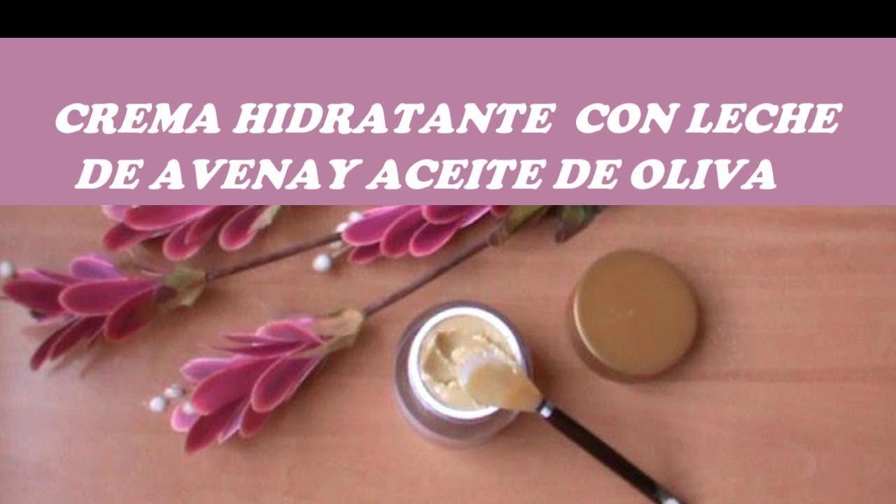 CREMA HIDRATANTE CON LECHE DE AVENA Y ACEITE DE OLIVA