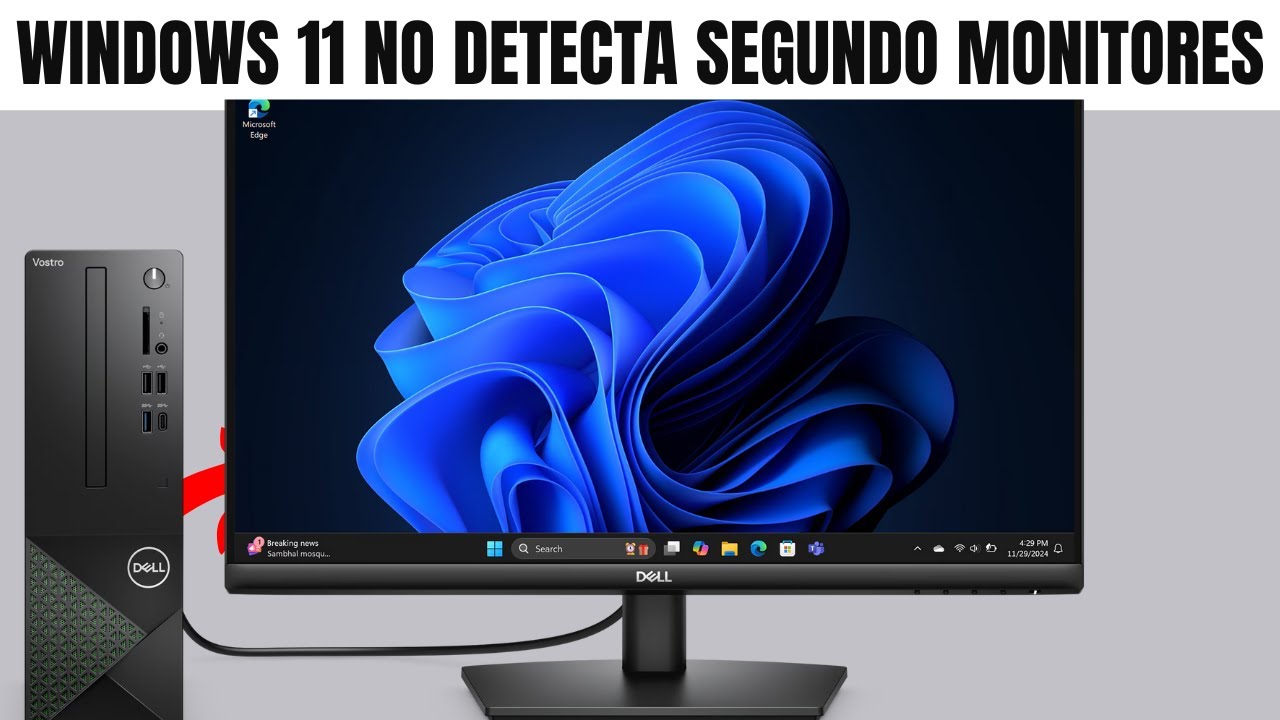 Windows 11 No Detecta Segundo Monitor | SOLUCIÓN Fácil 2025 (Paso a Paso)