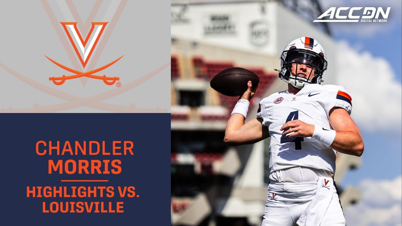 Virginia QB Chandler Morris Highlights vs. Louisville