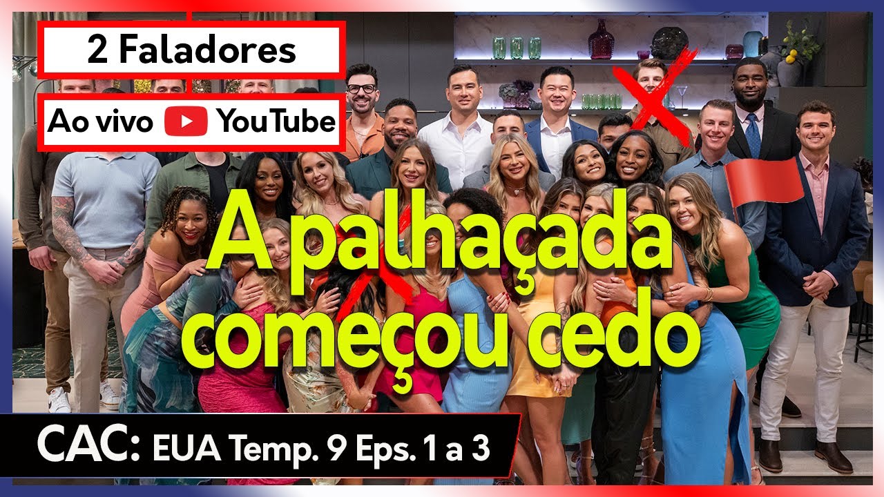 Temos um recorde! | Casamento às Cegas: EUA Temp.9 Eps. 1 a 3 Ao Vivo