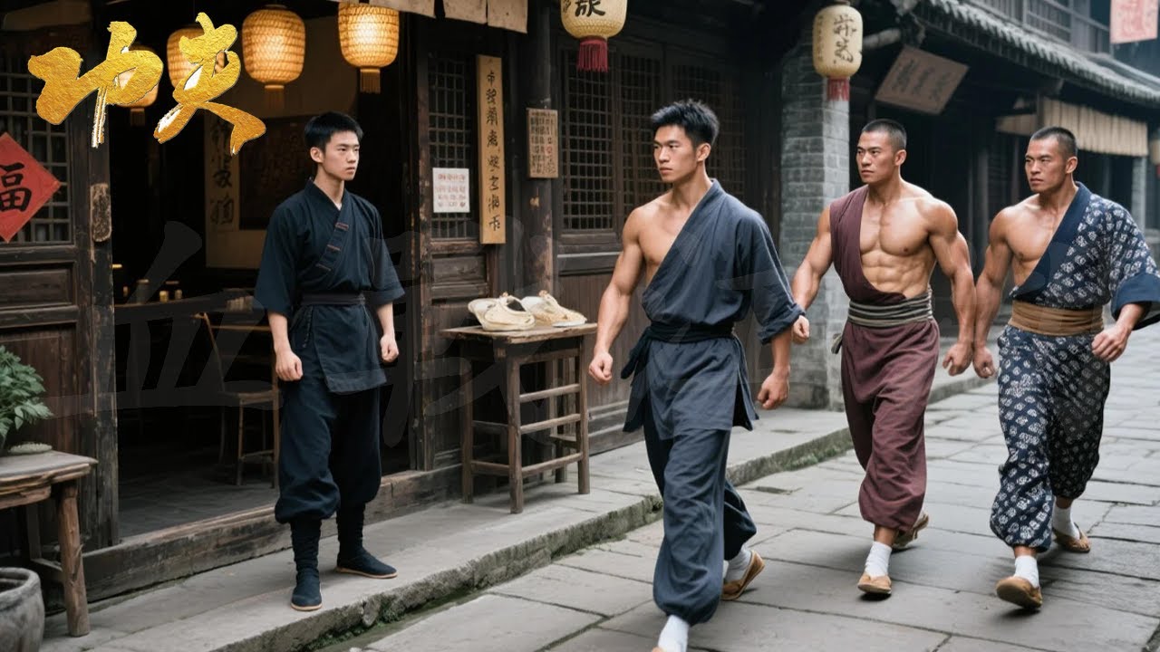 日本武士飯館挑釁，沒想到店小二是功夫大師，一招秒殺全場！# Kung Fu # 中國功夫 # 動作片# 南拳北腿