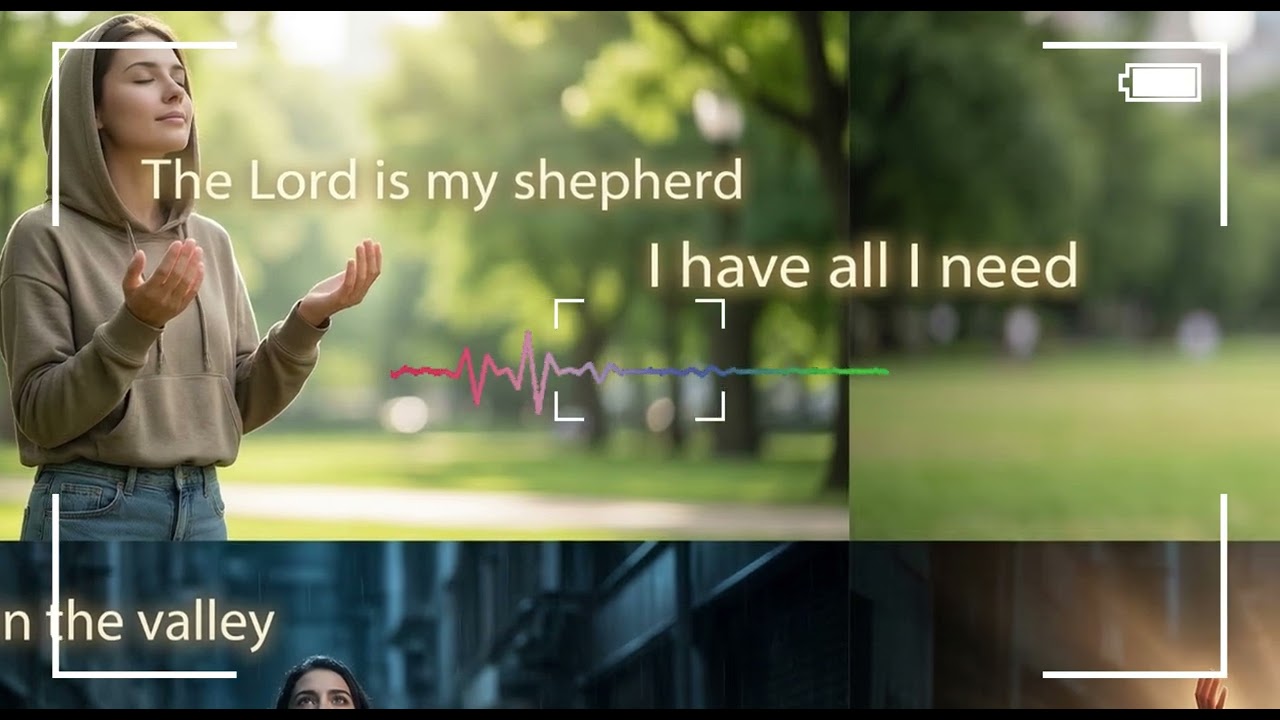 Through the Valley | Psalm 23 Worship Song | Christian Music for Prayer & Peace