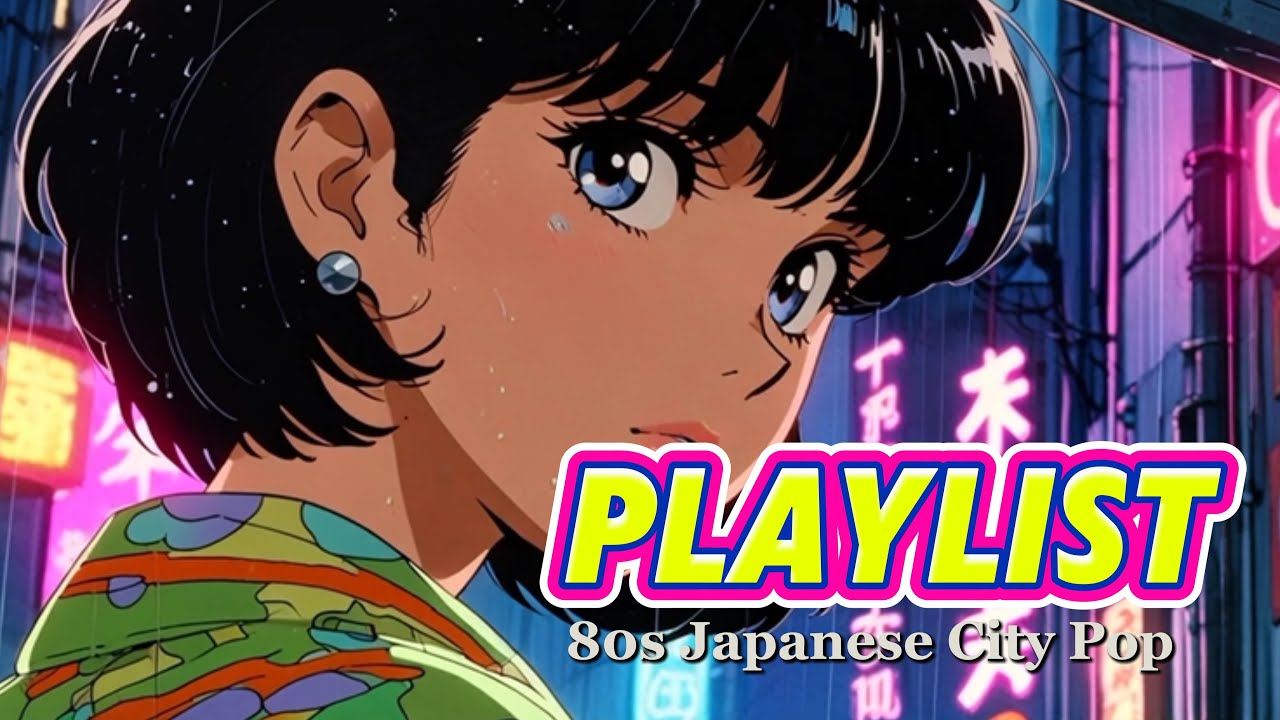 80s Japanese City Pop 비오는 신주쿠 밤거리가 생각나는 감성 시티팝 플레이리스트