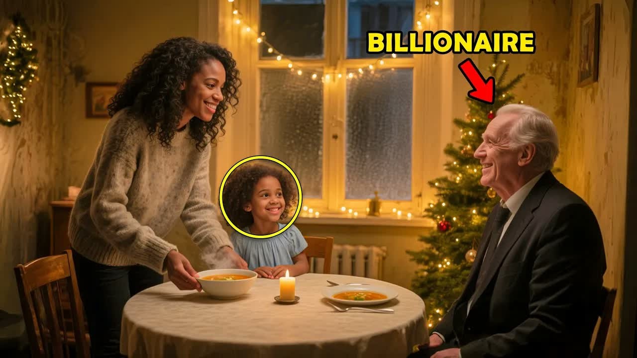 'Wanna Have Christmas Dinner With Me ' The Little Girl Asked, and the Billionaire Cried Like a Ba