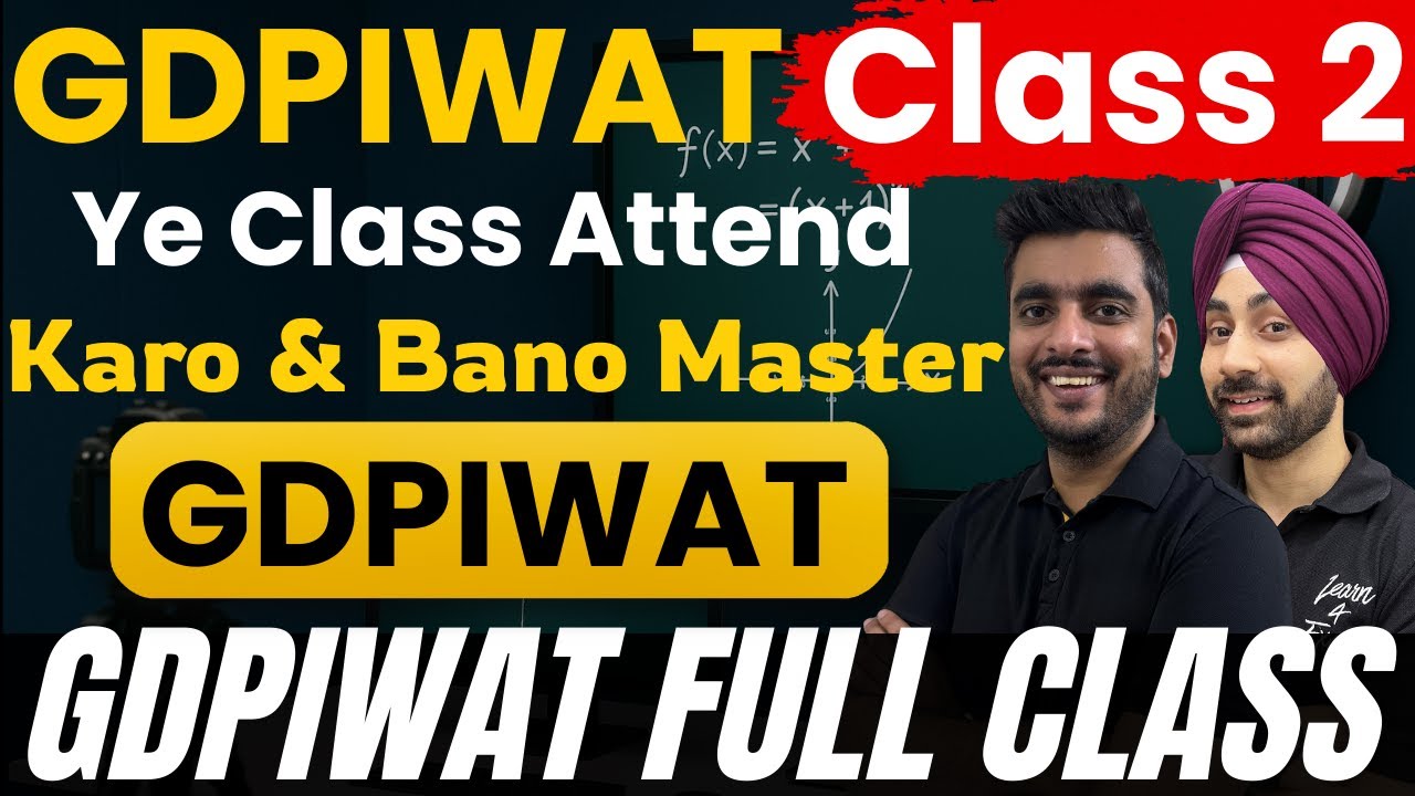 GDPIWAT Class 2 | Personal Interview Questions: TMAY, Strengths & Weaknesses (CAT, XAT, NMAT)