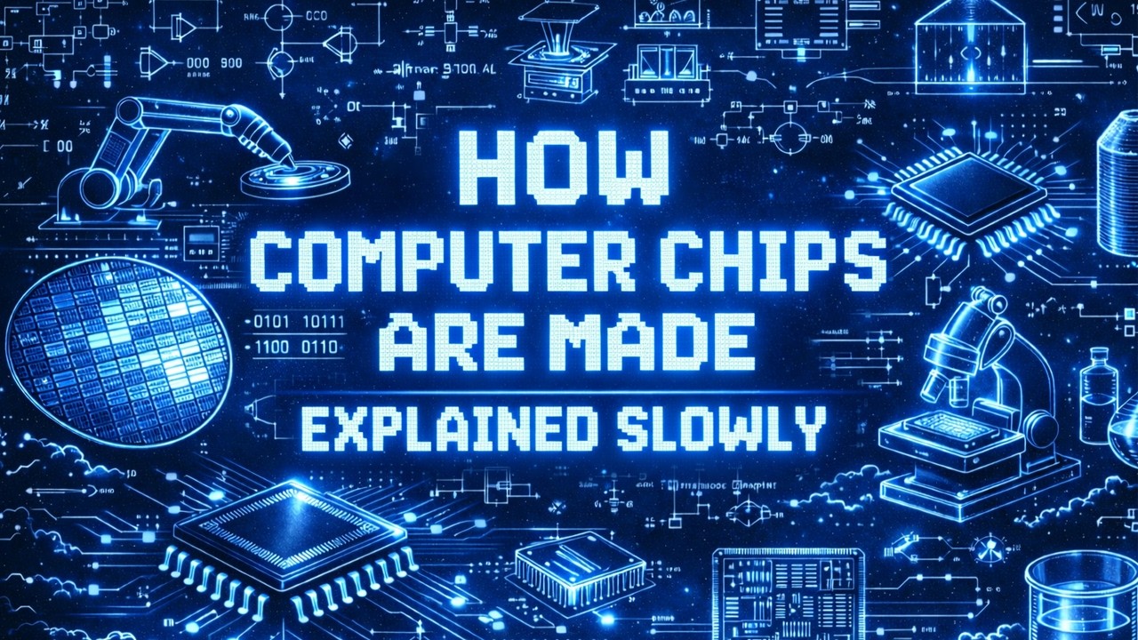 Literally Everything About How Computer Chips Are Made Explained Slowly (For Sleep)