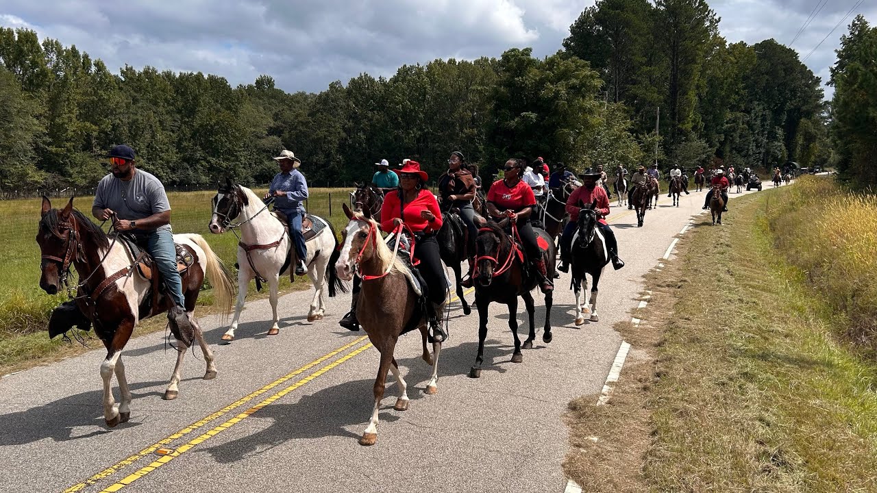 Sumter High Steppers Trailride 2024!! #cowboylife #horse #cowgirl #cowboyculture #linedance #fun