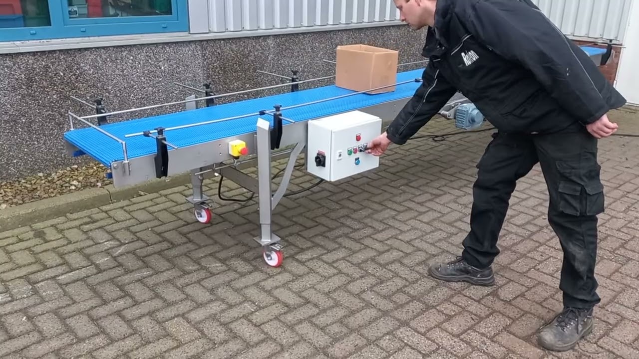 Transportband 5 meter | 540 mm | Snelheid regelbaar