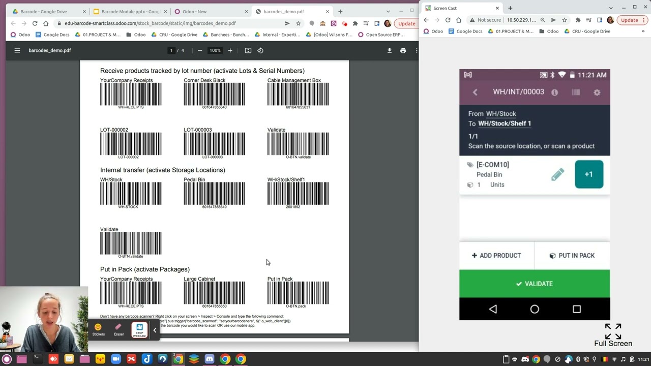 What can you do with the Odoo Barcode Module? (V16)