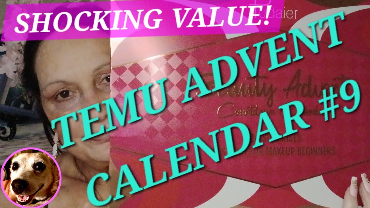 Temu Advent Calendar #9 Pudaier Makeup & Beauty Stunned at value. AUD & USD prices