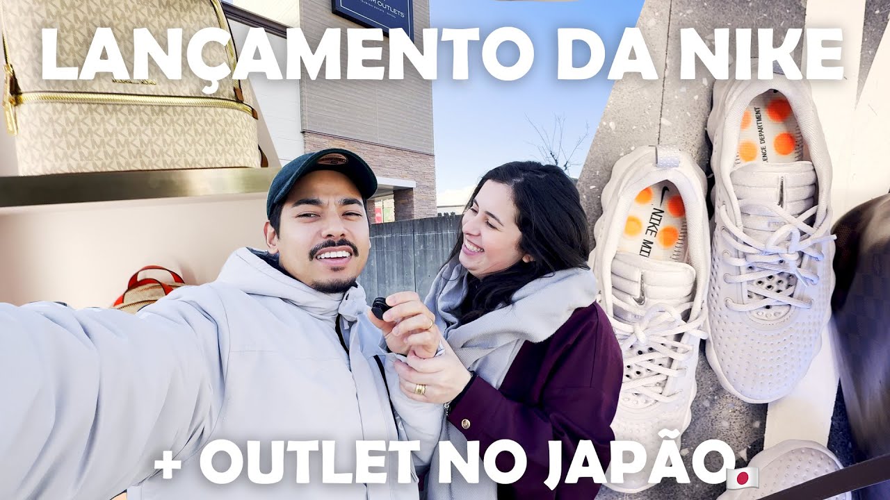 TESTAMOS O NOVO LANÇAMENTO DA NIKE! FUNCIONA MESMO? + Preços do outlet no Japão