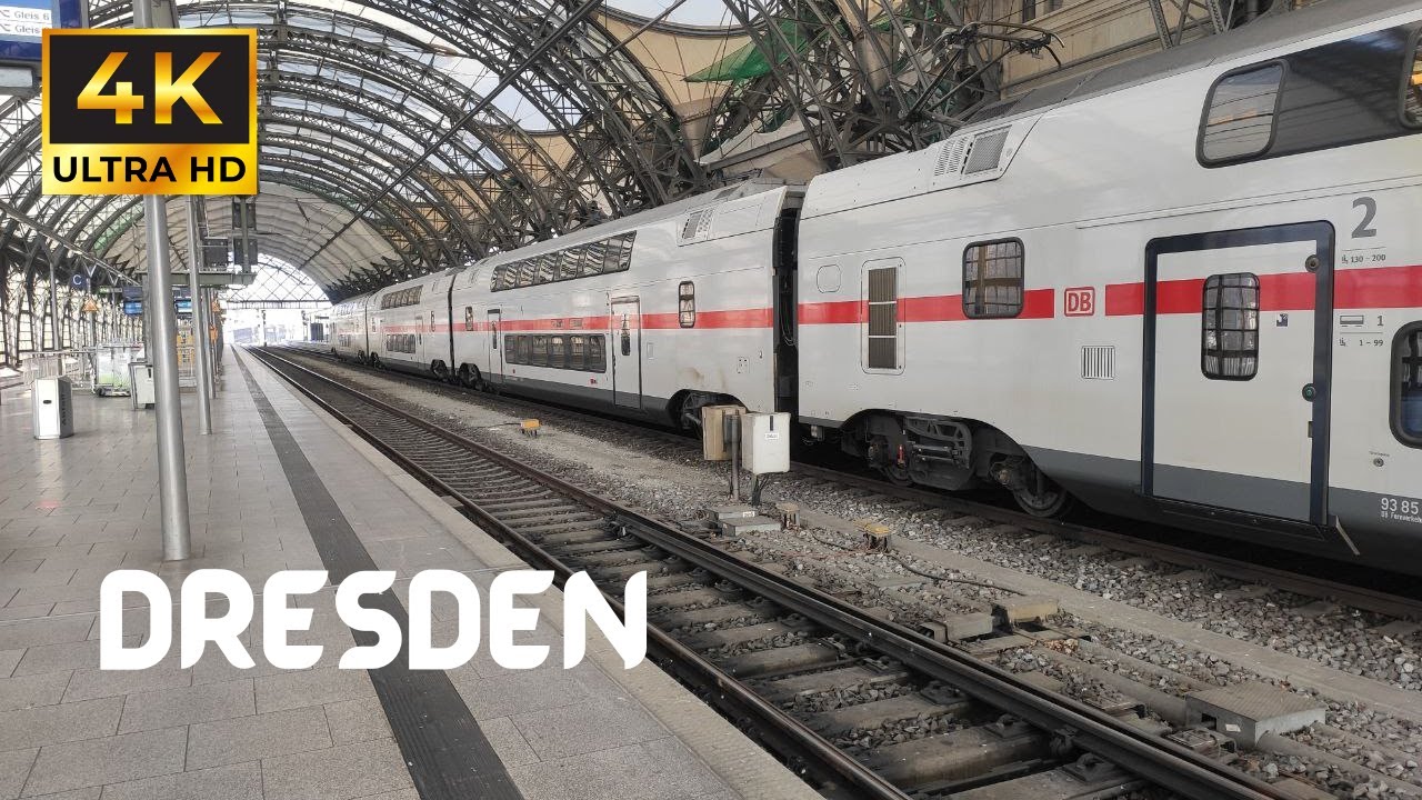 Trains & trams in Dresden 🇩🇪 Germany | Züge | České dráhy | DB | Hauptbahnhof