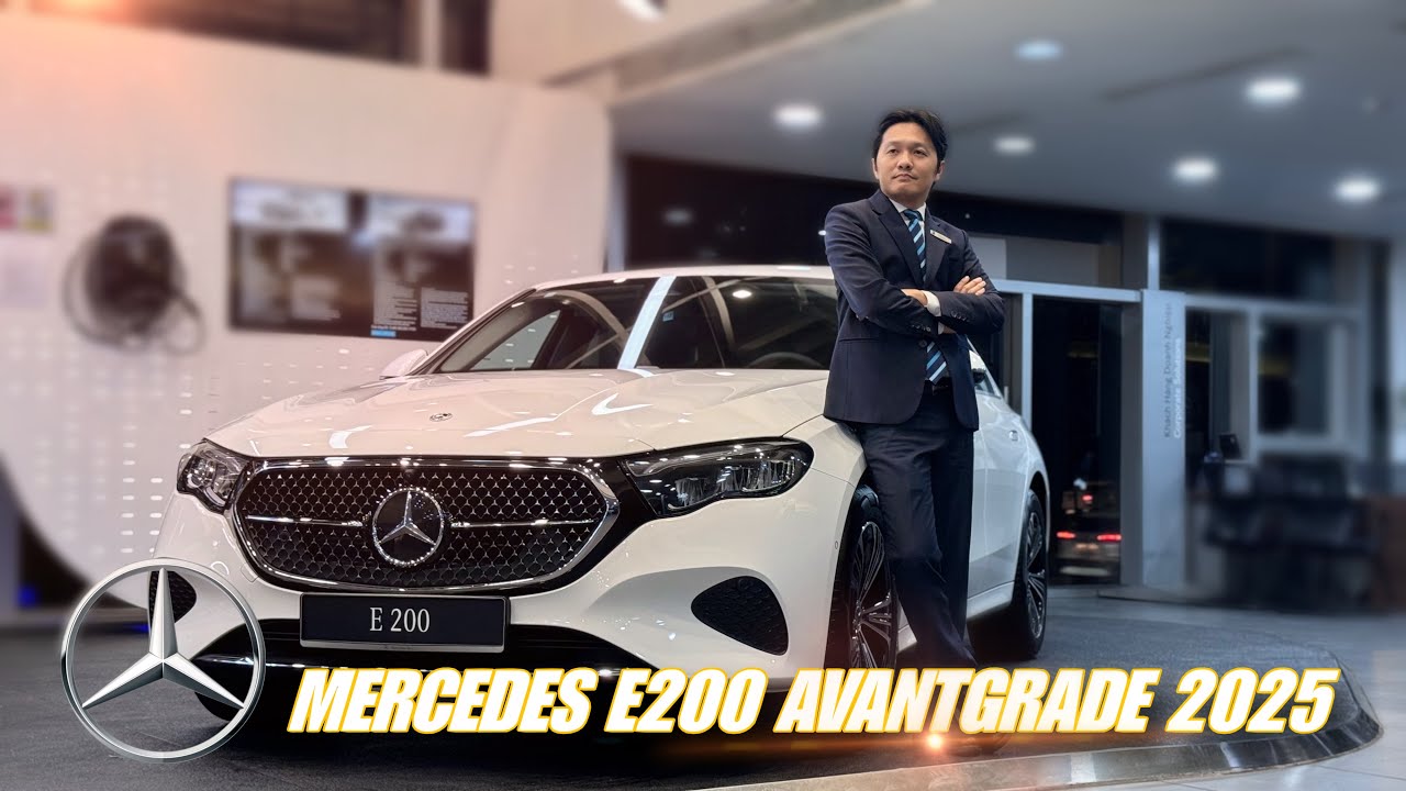 Mercedes E200 Avantgrade 2025 phiên bản đầu tiên nhưng option Ngon 