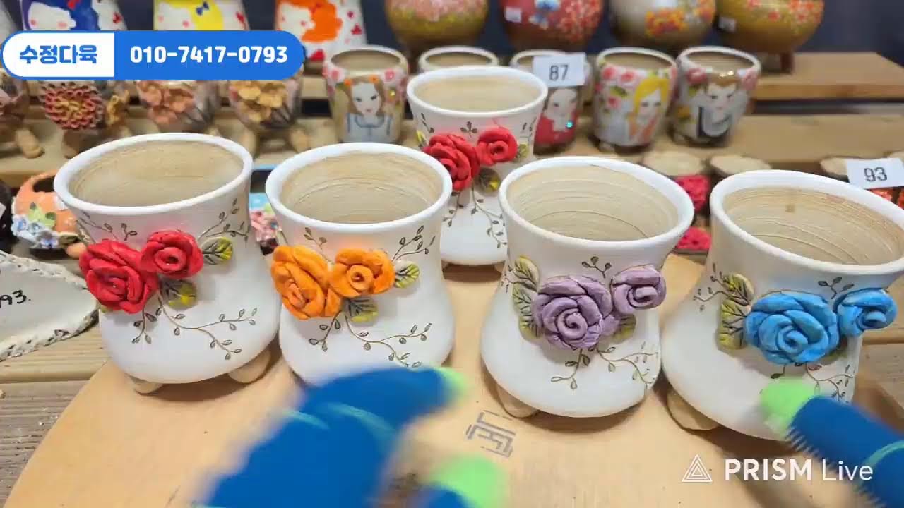 여주분 50% 할인 초보님 환영♡♡ #라이브 방송 2월 3일 #수정다육 010.7417.0793 #다육식물 #화분 #수제화분 #키핑 #에오니옴 #코노피튬 #라울