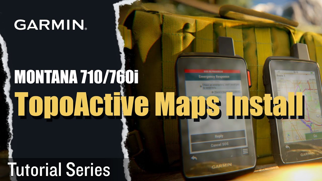 Tutorial - Montana 710/760i: Worldwide TopoActive Maps Install
