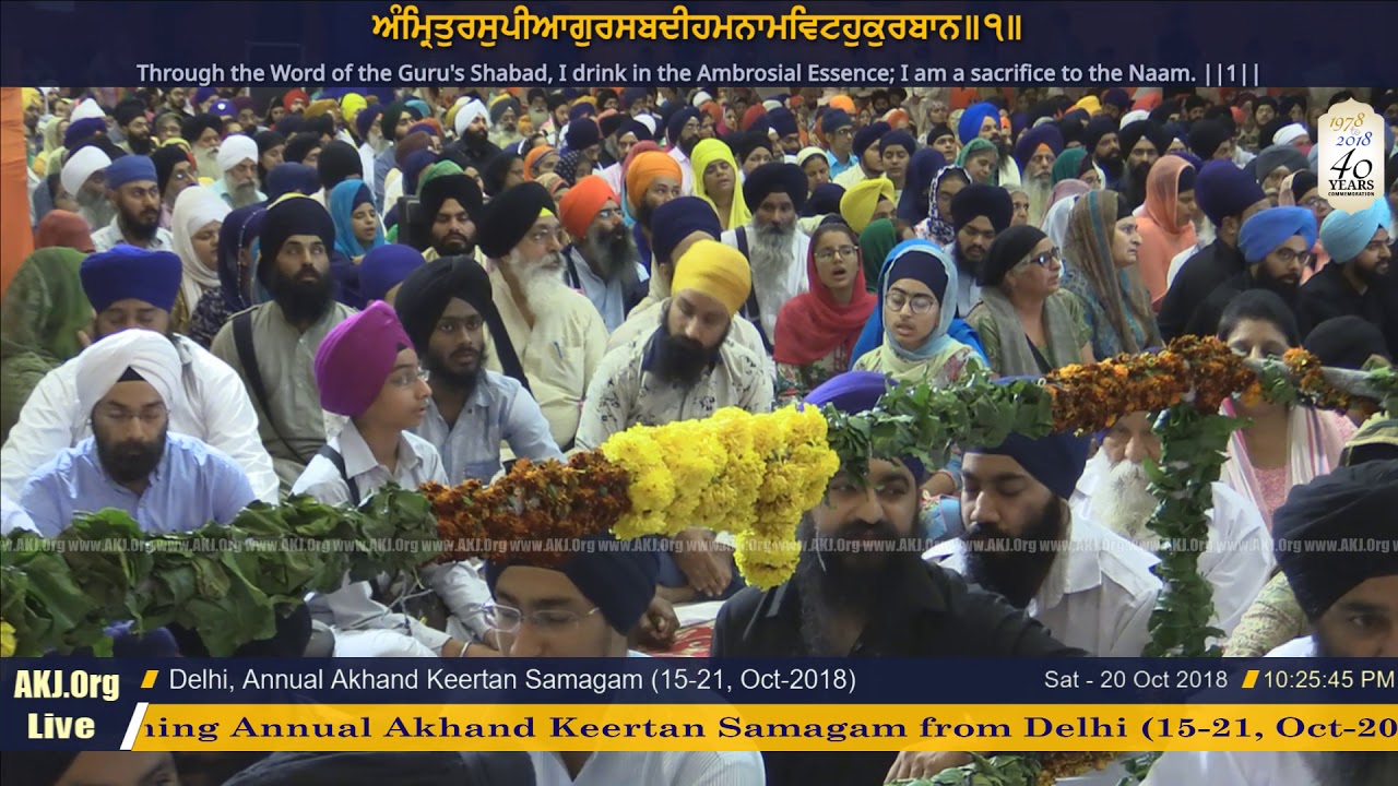 080 Delhi 20Oct2018 SatEve RSK Bhai Bikramjeet Singh Jee Garhi
