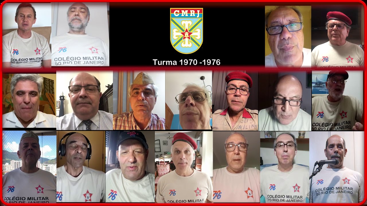 Canção do Colégio Militar do Rio de Janeiro cantada pela turma 1970-76