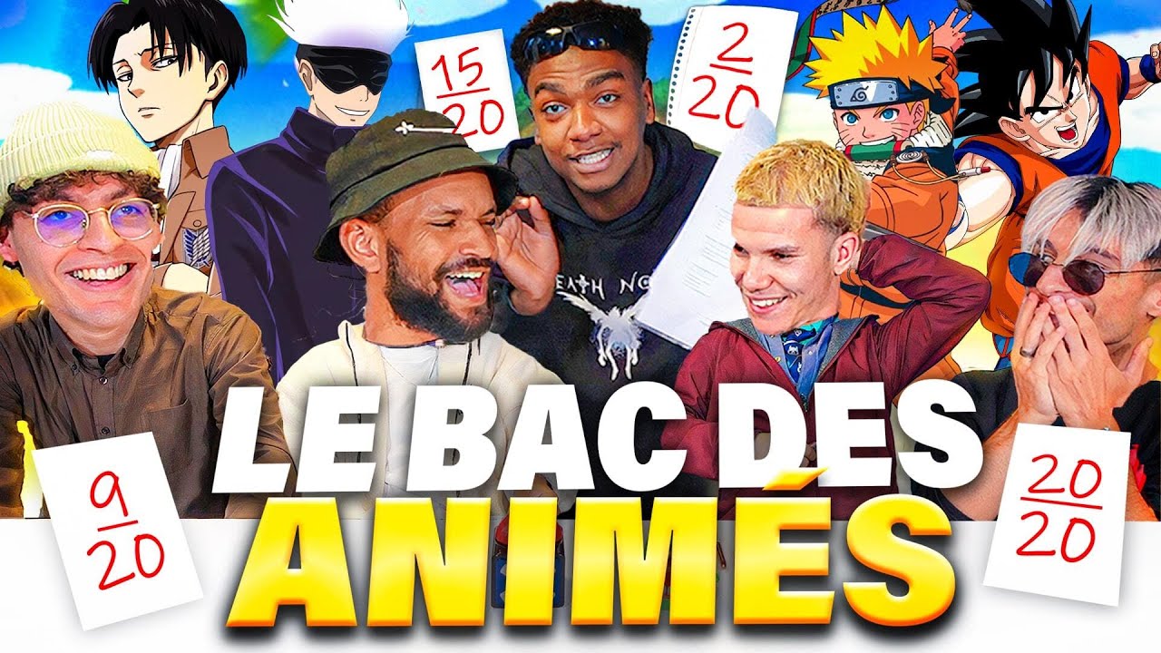 QUI AURA SON BAC DES ANIMÉS ? (même les fans d'animés vont pas réussir..)