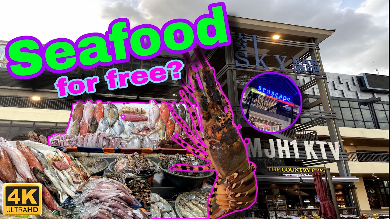 Seascape Village Seafood Paluto 2024 🇵🇭 | 4K | Virtual Walk Tour | Bem and Yang Official |