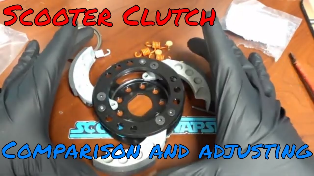Scooter clutch comparison and tuning