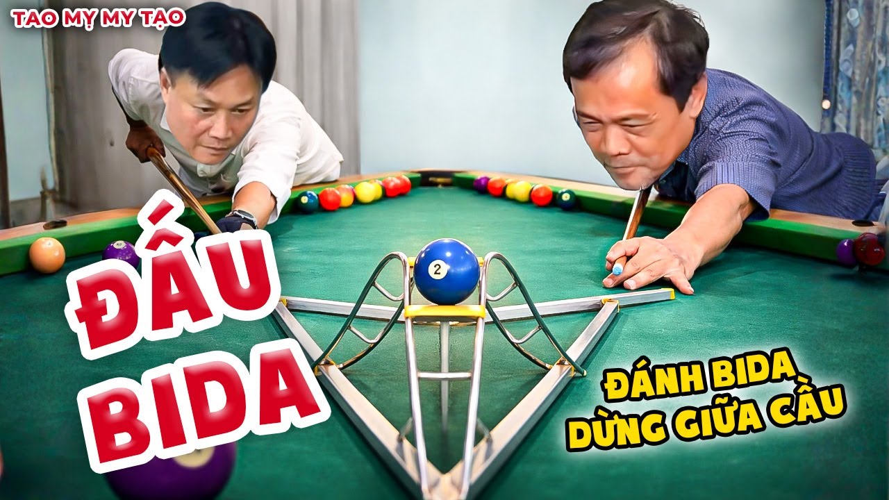 Thử Thách Đánh Bida Dừng Giữa Cầu Nhận Thưởng | Tao Mỵ My Tạo