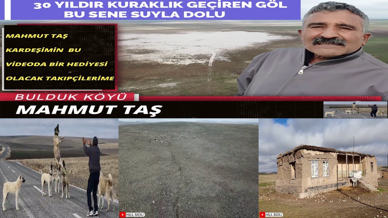 30 YILDIR KURAKLIK GEÇİREN GÖL BU SENE SUYLA DOLU