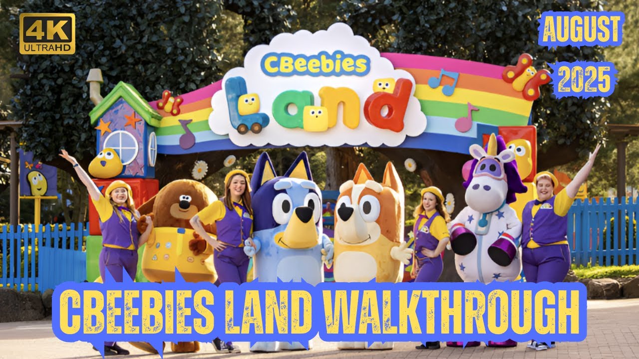 CBeebies Land Walkthrough August 2025 | Full Tour of Rides, Shows & Attractions at Alton Towers