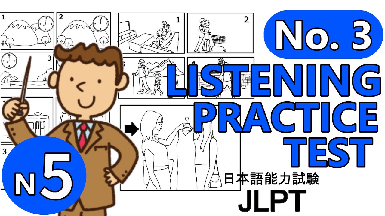 【#3】JLPT N5 LISTENING PRACTICE TEST