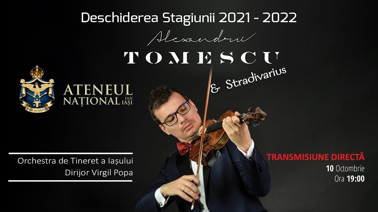 Alexandru Tomescu & Stradivarius | DESCHIDEREA STAGIUNII 2021-2022