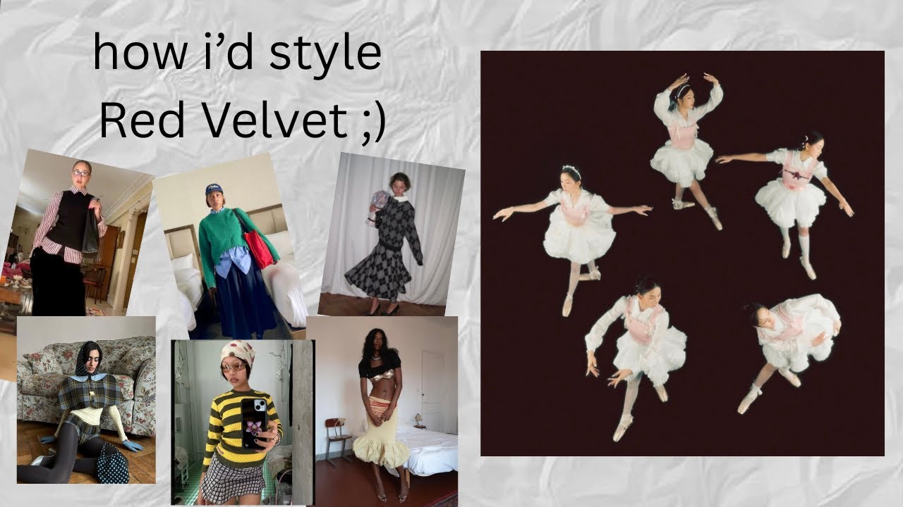 Смотрите, как я создаю образ в стиле Red Velvet ⋆. 𐙚 ˚