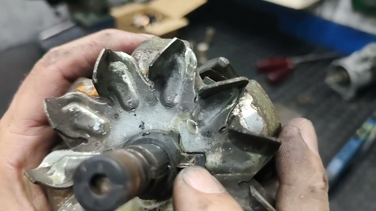 Rotor do Alternador. Como trocar coletor do rotor do Alternador. Como recuperar rotor