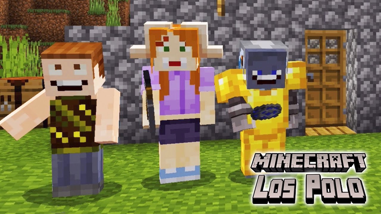 Los POLO en MINECRAFT - La CASA y la ARMADURA de ORO