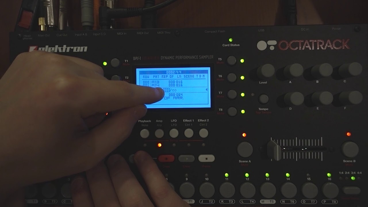 Octatrack Tutorial 3: The Arrangement Editor