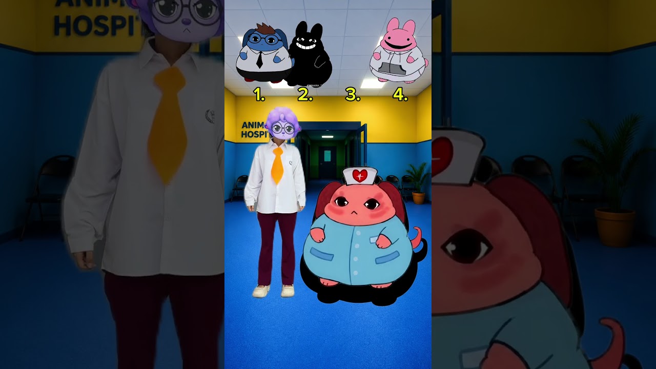 SHOPKEEPER NURSE & SECRETARY SHADOW PUZZLE #youandmeshow #animalhospital #robloxshorts