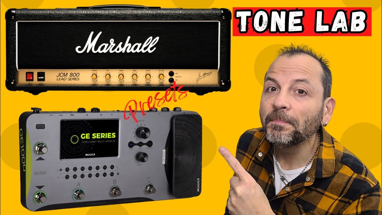 MOOER GE-1000. MARSHALL JCM800 PRESET
