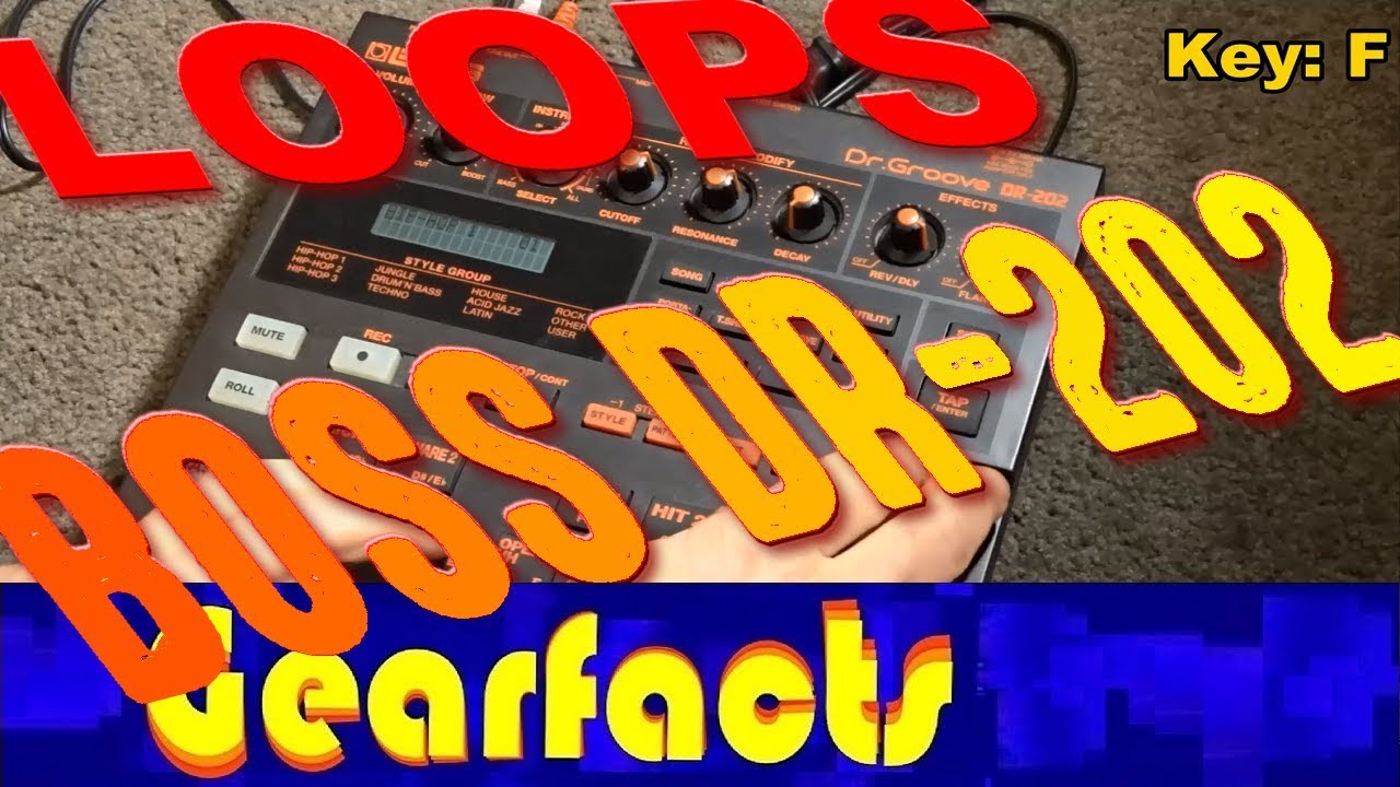 Boss DR-202 samples from Jaret with tempo and key